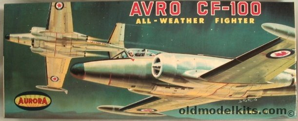 Aurora 1/67 Avro CF-100 Canuck All-Weather Fighter, 137-98 plastic model kit